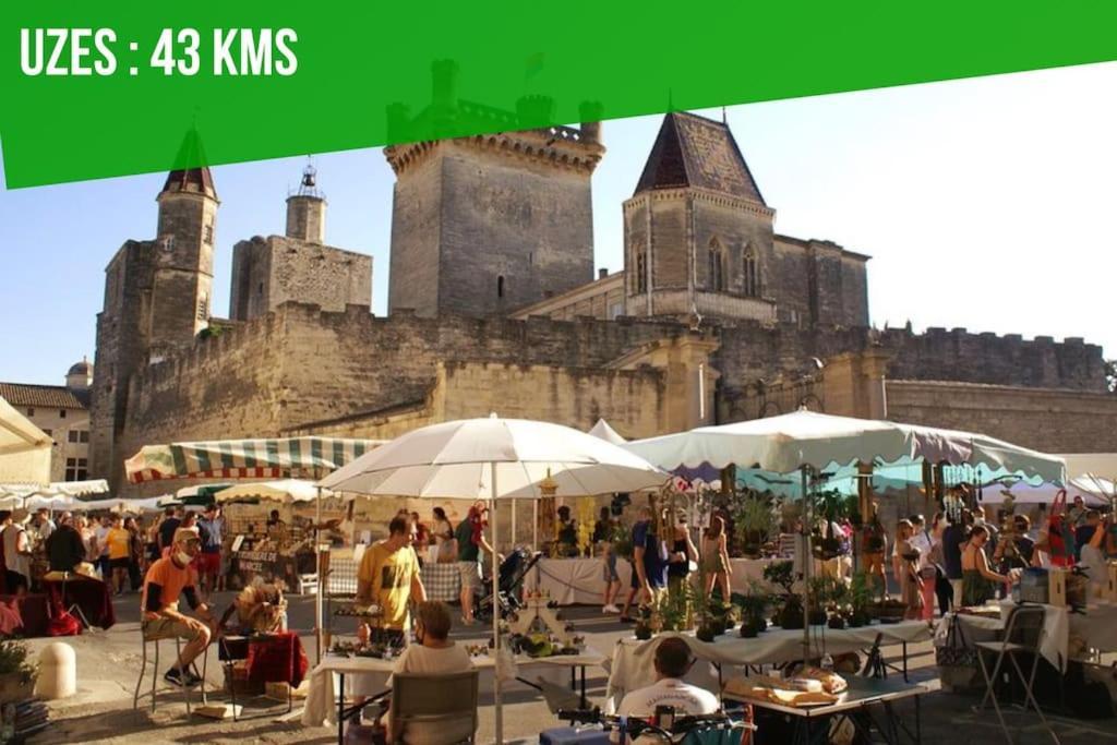 Le Figuier - Clim - Wifi Apartment Villeneuve-les-Avignon Bagian luar foto