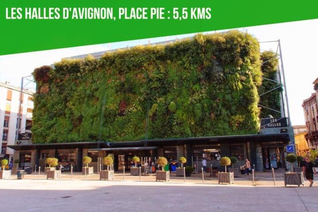 Le Figuier - Clim - Wifi Apartment Villeneuve-les-Avignon Bagian luar foto